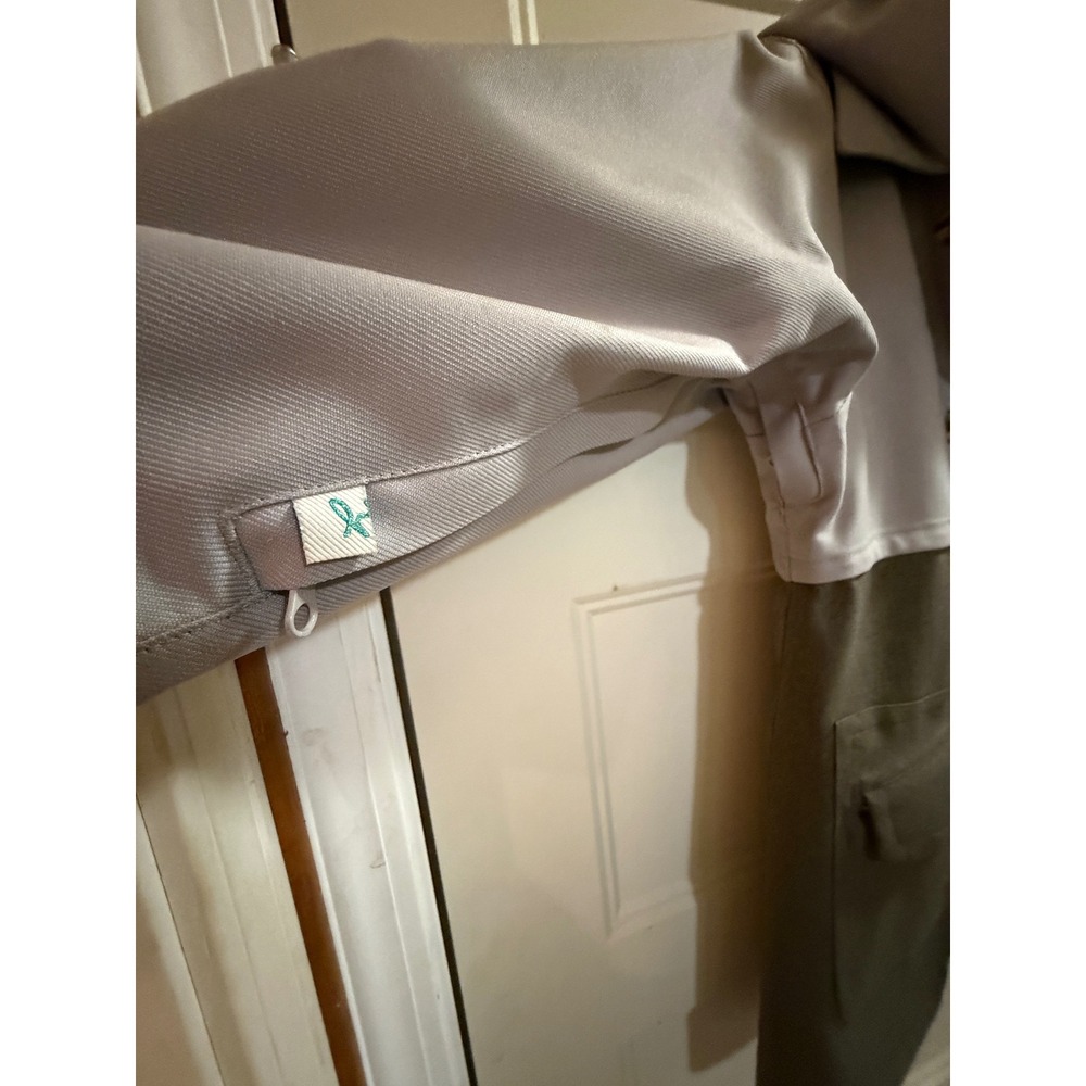 Holden Outerwear Womens Snowboard Jacket Grey Olive Green Colorblock Hooded S - Picture 3 of 5